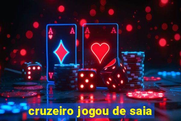 cruzeiro jogou de saia